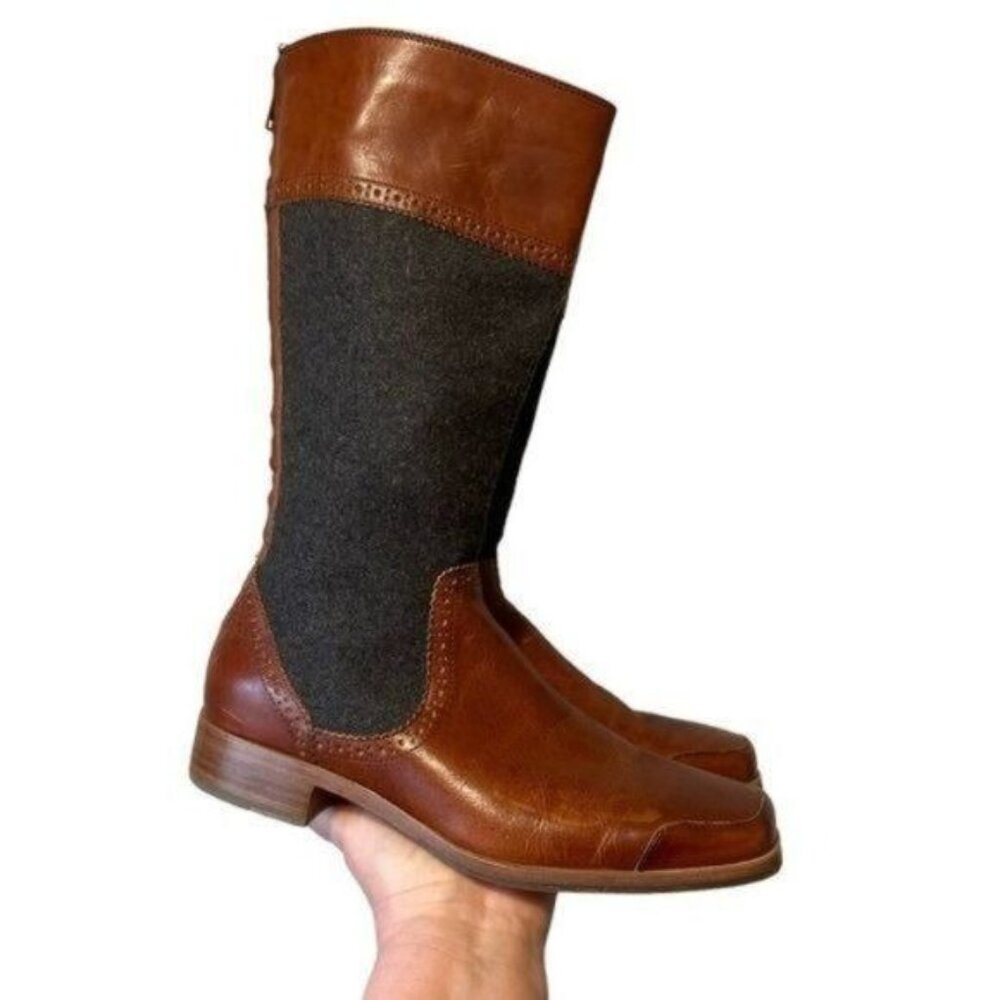 Wolverine Brown and Gray-Blue Women's Boots Size 7